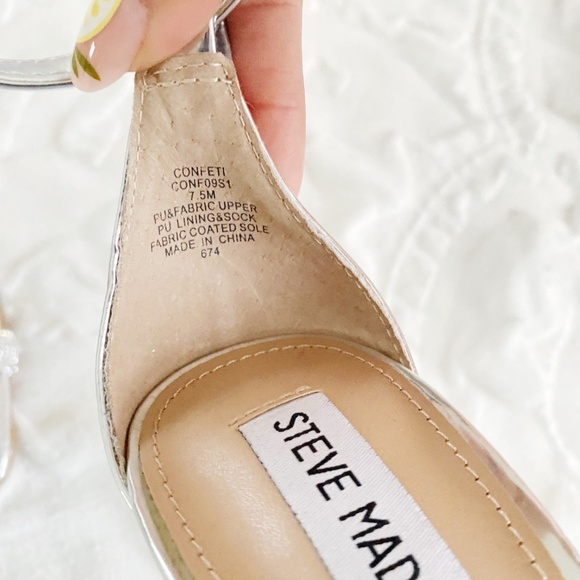 Steve Madden Confetti Heel Size 7.5 - Picture 9 of 11